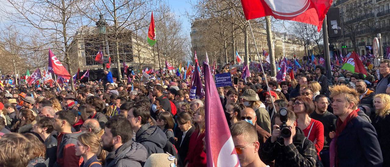 Manifestation de l'Union populaire