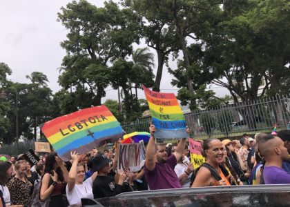 marche des visibilités et fiertés LGBTQIA+ à Saint-Denis