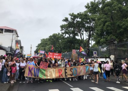 marche des visibilités et fiertés LGBTQIA+ à Saint-Denis