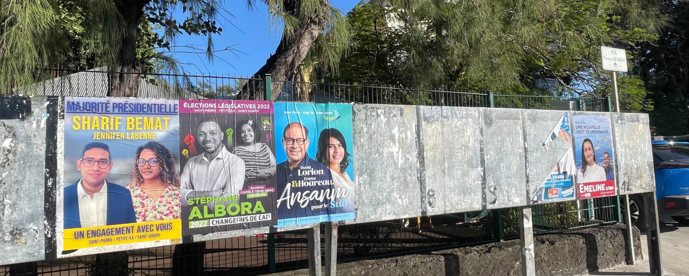 élections législatives 4ème circonscription David Lorion, Sharif Bemat, Stéphane Albora, Emeline K/Bidi