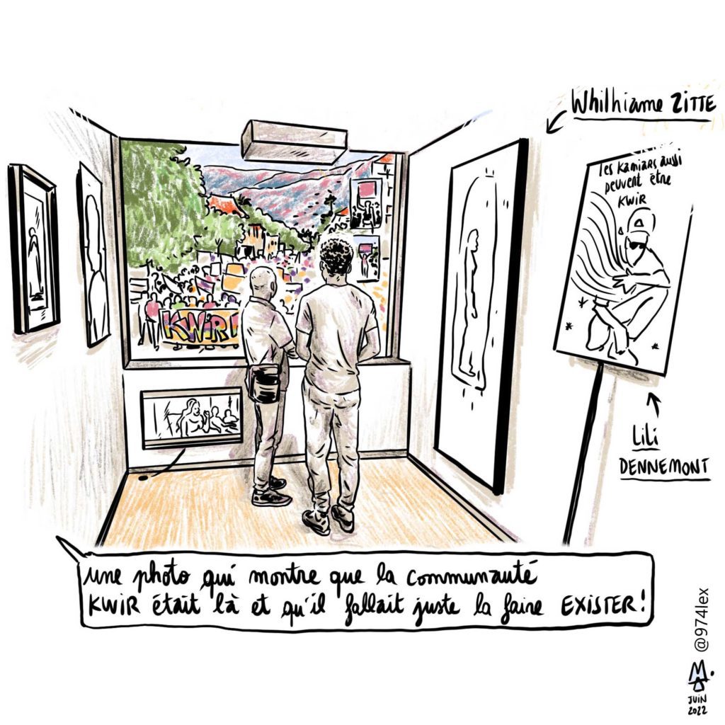 Exposition Kwir par Alex M, entretien avec Brandon Gercara