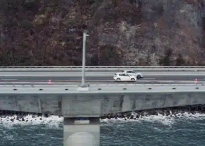 mise en circulation du viaduc de la NRL