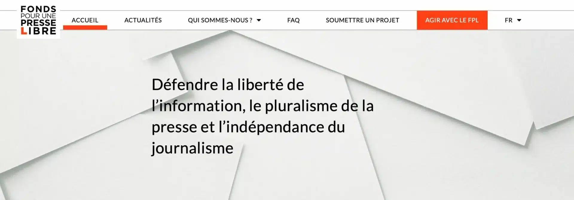 Le Fonds pour une presse libre