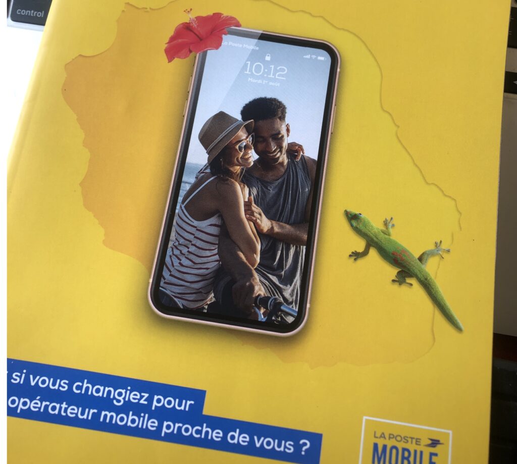 pub la poste avec espèce invasive