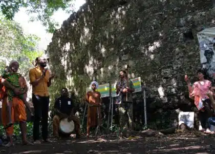 commémoration abolition de la traite négrière lazaret ravine à Jacques kolité Eli