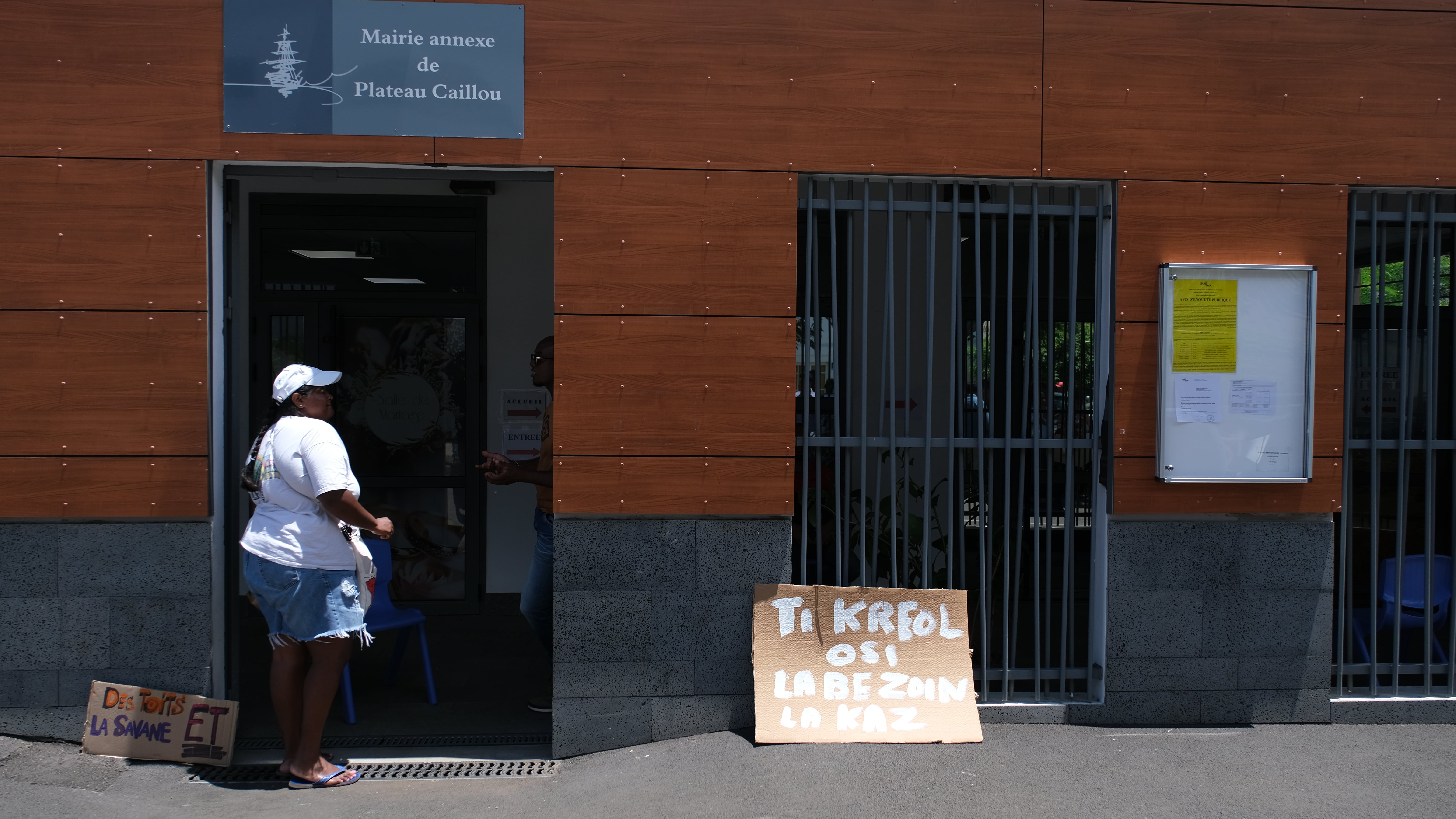 Réunion protège nout savane Emmanuel Séraphin mairie annexe plateau-caillou