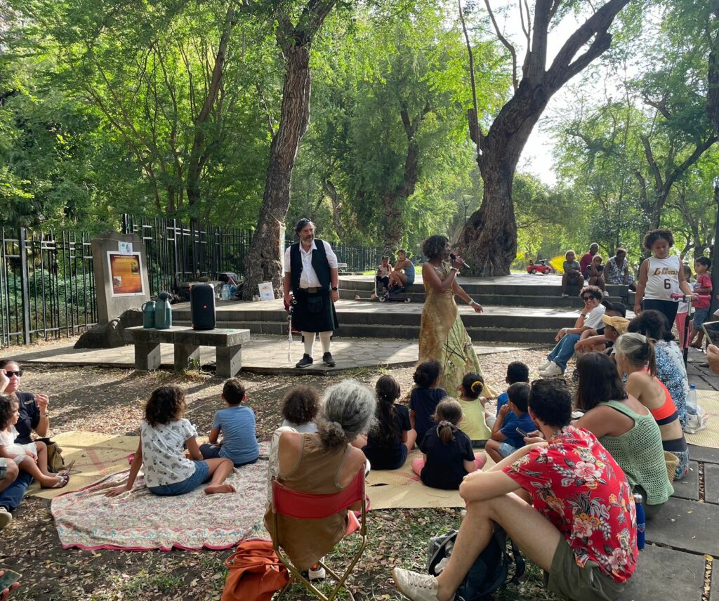 Journée du patrimoine végétal avec le collectif 5000 piédbwa à la grotte du peuplement à Saint-Paul le 22 septembre 2024.